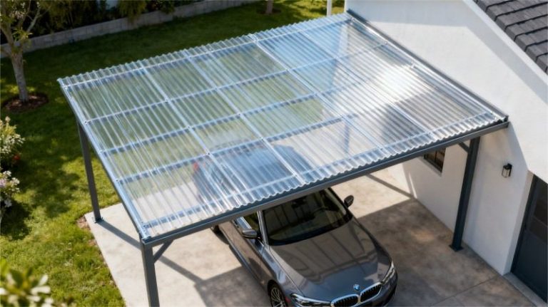 Carport roofing panels