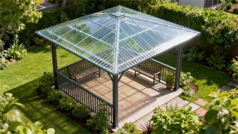 Garden gazebos roofing