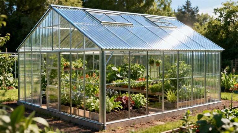 Greenhouse roofing sheet and siding sheet